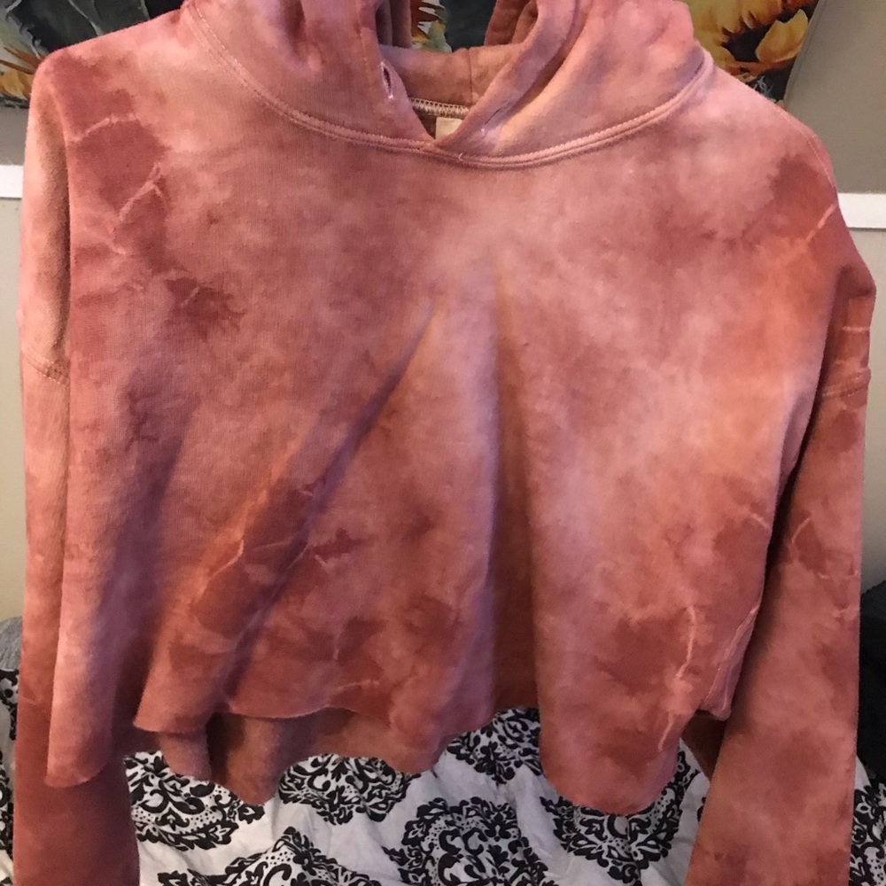 Cropped Tye Dye hoodie